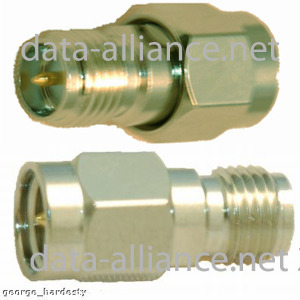 Adapter: SMA-male to RP-SMA-female (for antenna cables)