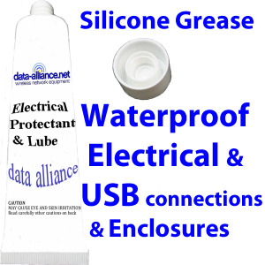 Waterproof Seal for Electrical & USB Connections: Silicone Grease, Clear, Never Hardens.