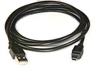 USB 2.0 cable: A-male to Mini-B-male: 15FT. Fits Alfa, Blackberry
