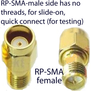 Sma quick connect adapter