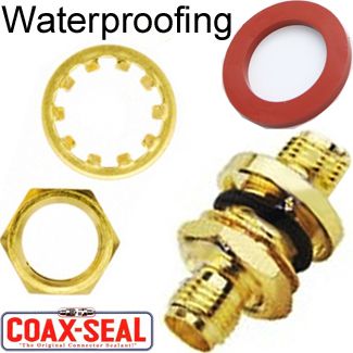 Bulkhead Nut washer o-ring RP-SMA