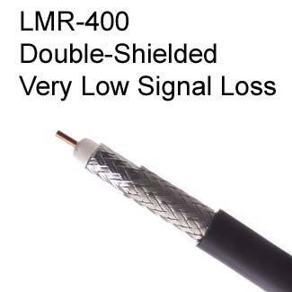 LMR-400 Coaxial Cable for Very Low Signal Loss
